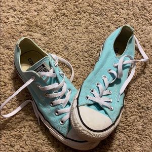 light blue converse